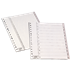 Índices Numéricos De Plástico Gris 1-31 Folio
