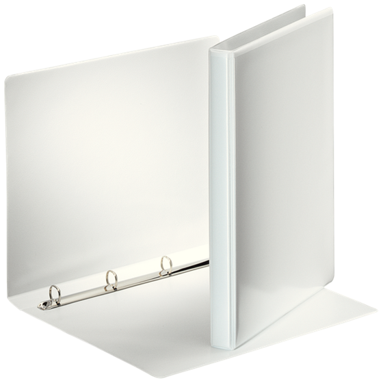 Carpeta Canguro Gama Básica De Esselte Blanco 4 Anillas Redondas 16 Mm A4