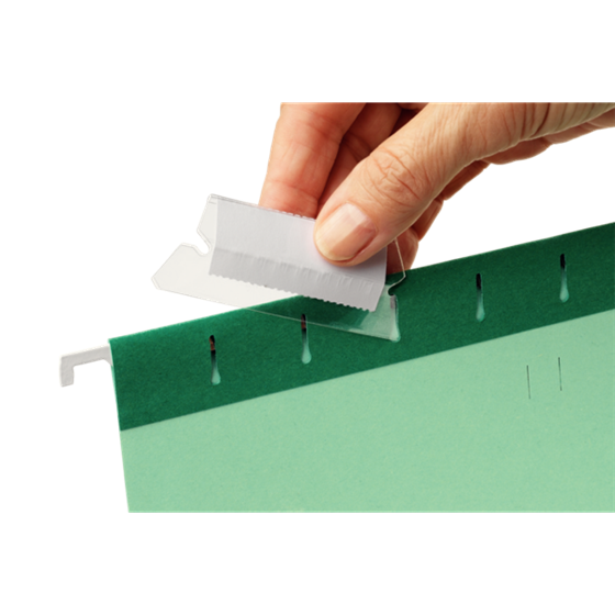 Visores Con Etiquetas Para Carpetas Colgantes Esselte Classic Transparente Carpetas Esselte Classic