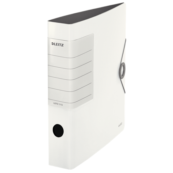 Resistente Archivador De Palanca 180° De Leitz Blanco PP A4 Lomo: 62 Mm.