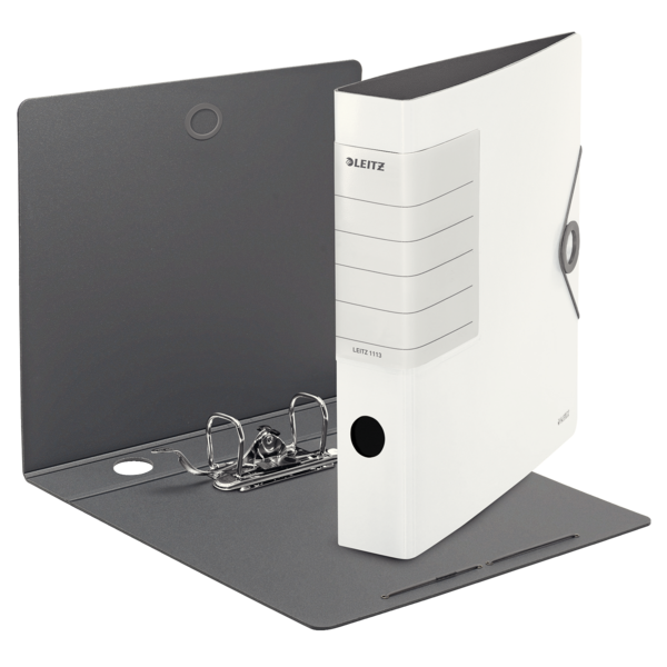 Resistente Archivador De Palanca 180° De Leitz Blanco PP A4 Lomo: 62 Mm.