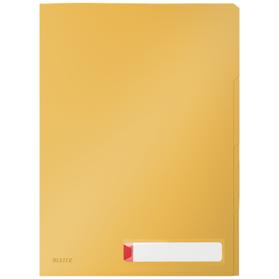 Dosier De Privacidad Con Pestañas Leitz Cosy Amarillo Cálido