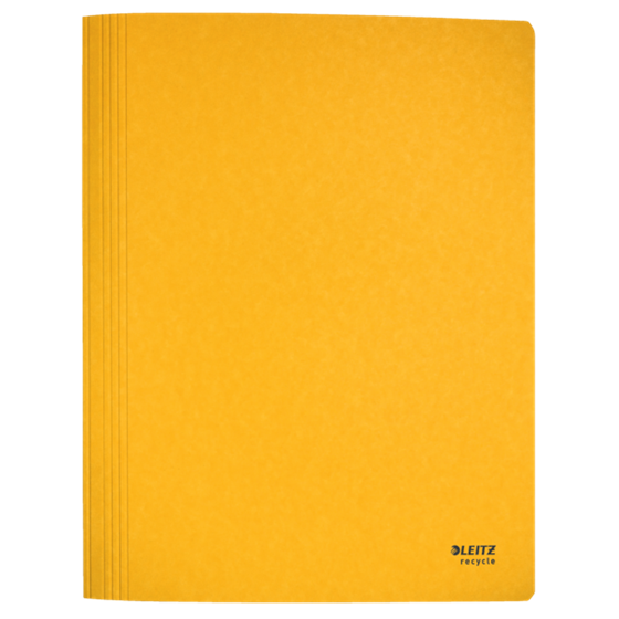 Dosier Fástener De Cartón Leitz Recycle, Co2 Compensado Amarillo