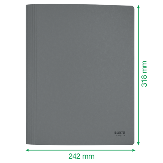 Dosier Fástener De Cartón Leitz Recycle, Co2 Compensado Amarillo