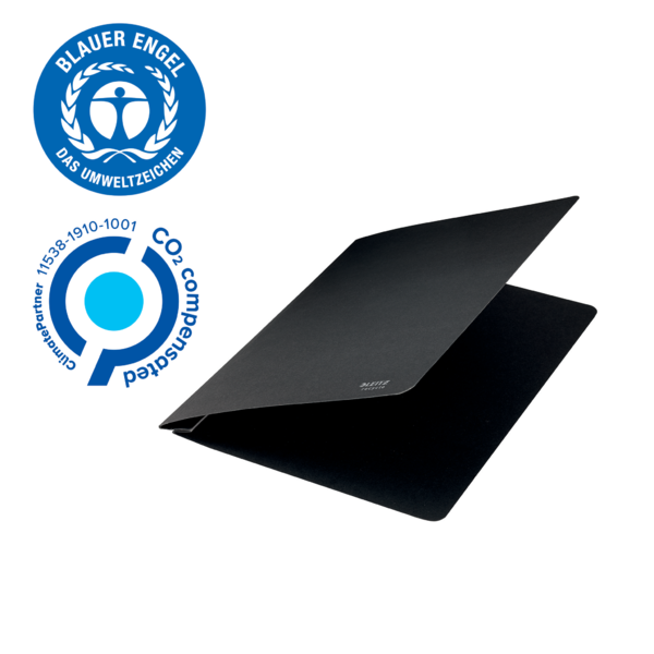 Dosier Fástener De Cartón Leitz Recycle Co2 Compensado Negro