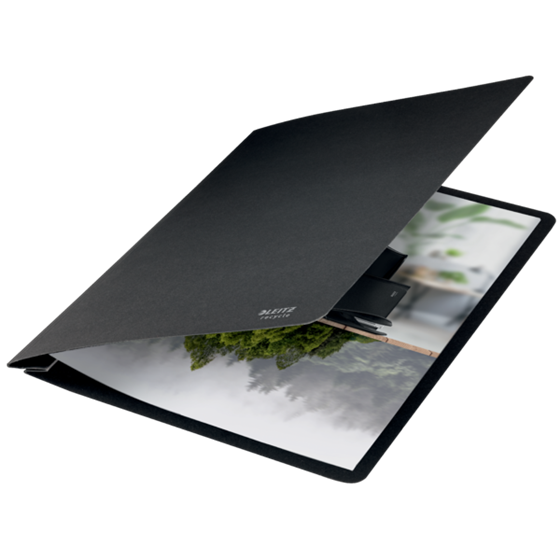 Dosier Fástener De Cartón Leitz Recycle Co2 Compensado Negro