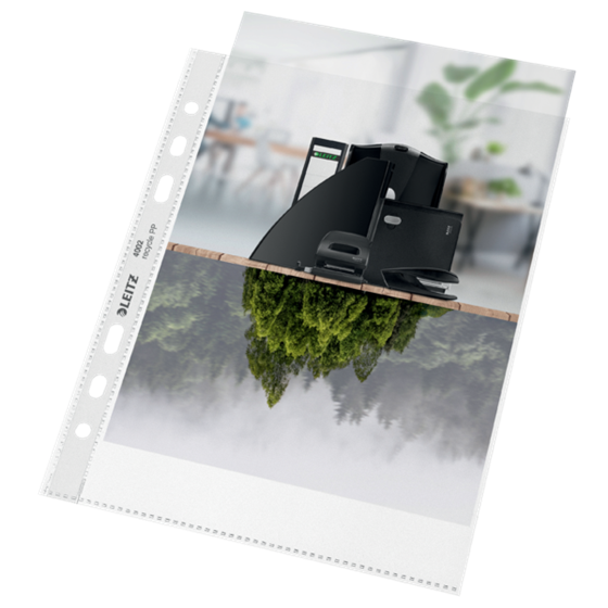 Funda A5 Leitz Recycle, Co2 Compensado Transparente A5 100 Micras