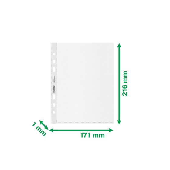 Funda A5 Leitz Recycle, Co2 Compensado Transparente A5 100 Micras