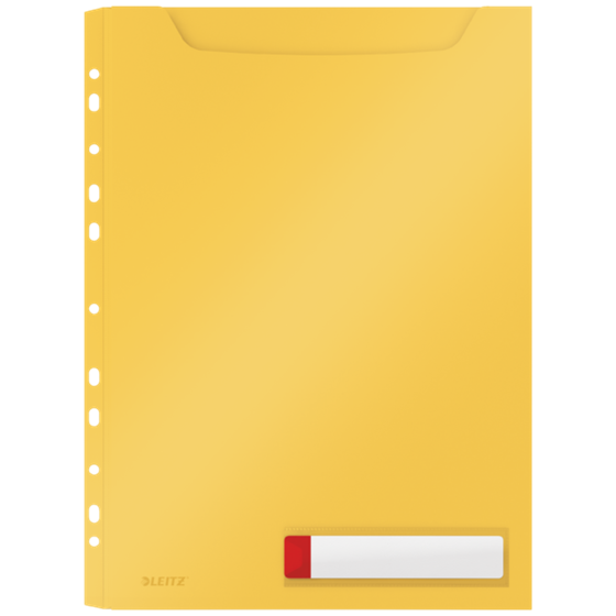 Funda De Privacidad De Alta Capacidad Leitz Cosy Amarillo Cálido A4