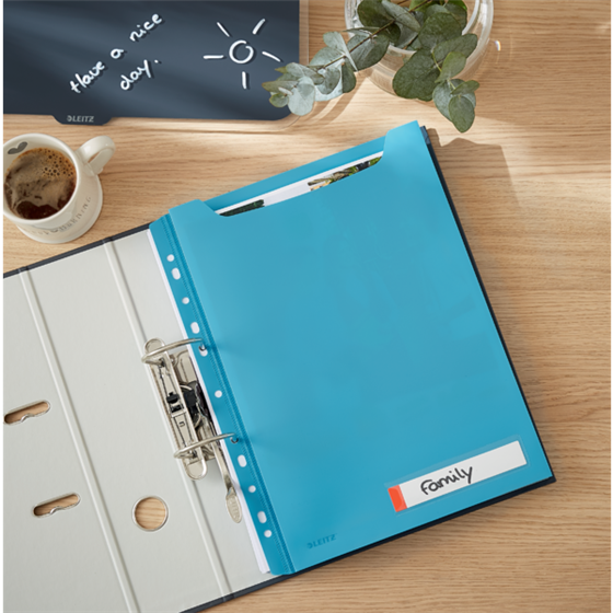 Funda De Privacidad De Alta Capacidad Leitz Cosy Azul Calma A4