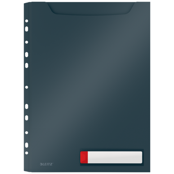 Funda De Privacidad De Alta Capacidad Leitz Cosy Gris Terciopelo A4