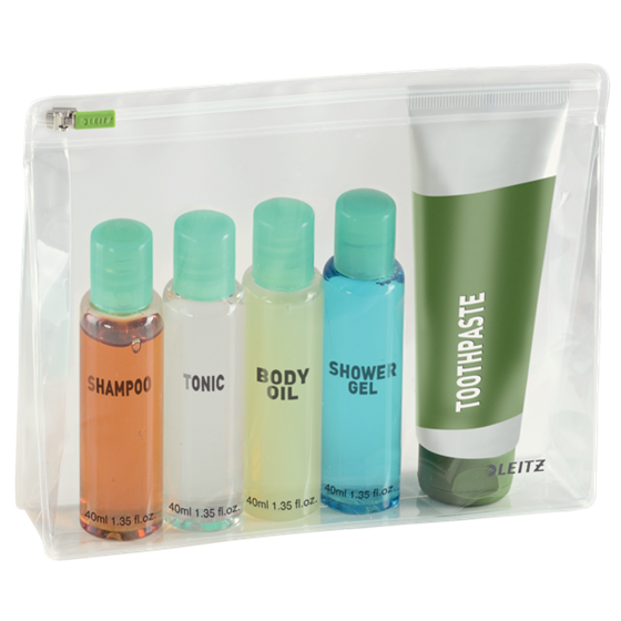 Funda Fuelle Con Cremallera Traveller M Complete De Leitz Transparente