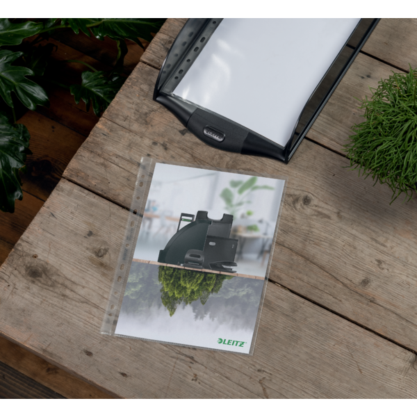 Funda Porta Documentos Leitz Recycle A4 Maxi, Co2 Compensado Transparente A4 100 Micras