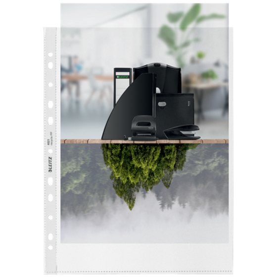 Funda Porta Documentos Leitz Recycle A4 Maxi, Co2 Compensado Transparente A4 100 Micras