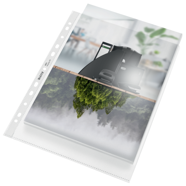 Funda Porta Documentos Leitz Recycle A4 Maxi, Co2 Compensado Transparente A4 100 Micras
