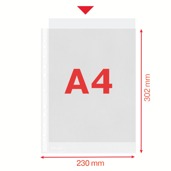 Funda Porta Documentos Transparente A4