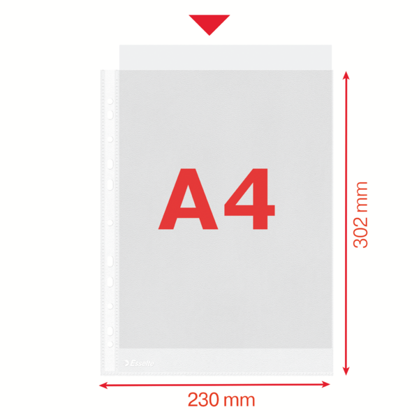 Funda Porta Documentos Transparente A4