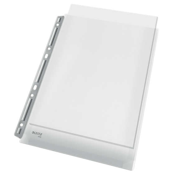 Fundas Fuelle Con Refuerzo Metálico Transparente A4 170 Micras