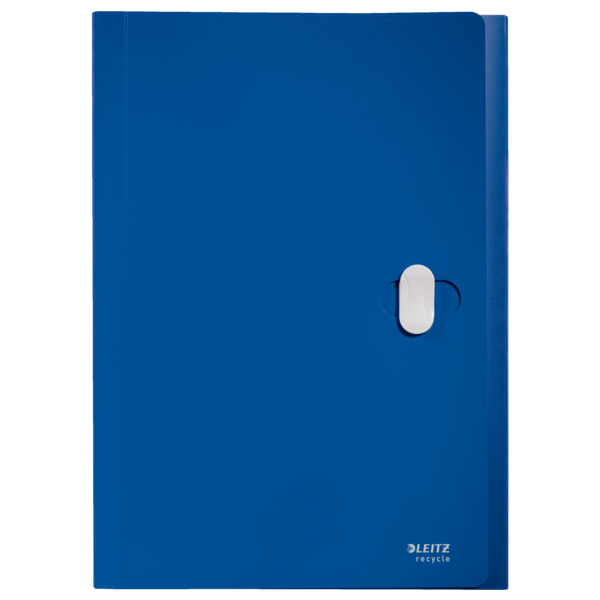 Carpeta Acordeón Leitz Recycle, Co2 Compensado Azul A4