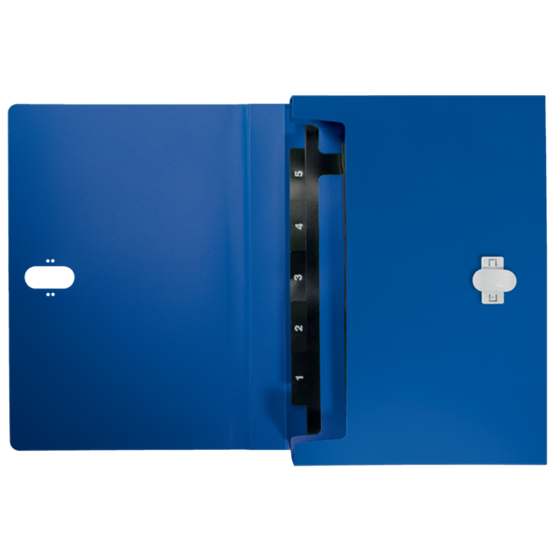 Carpeta Acordeón Leitz Recycle, Co2 Compensado Azul A4