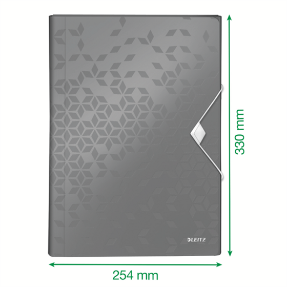 Carpeta Acordeón Wow De Leitz Rojo