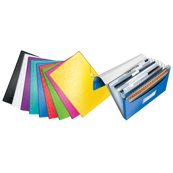 Carpeta Acordeón Wow De Leitz Rojo