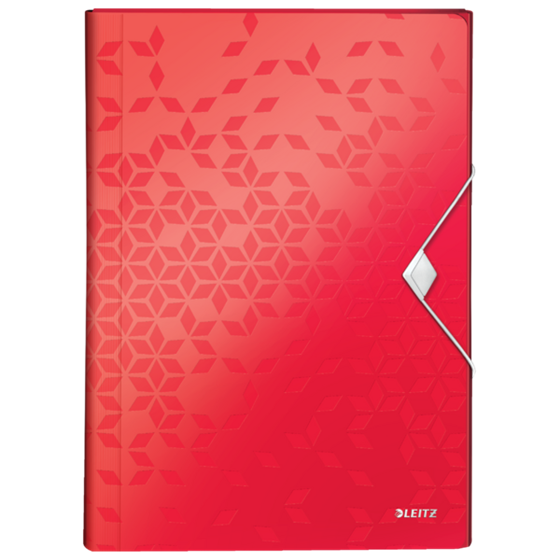 Carpeta Acordeón Wow De Leitz Rojo