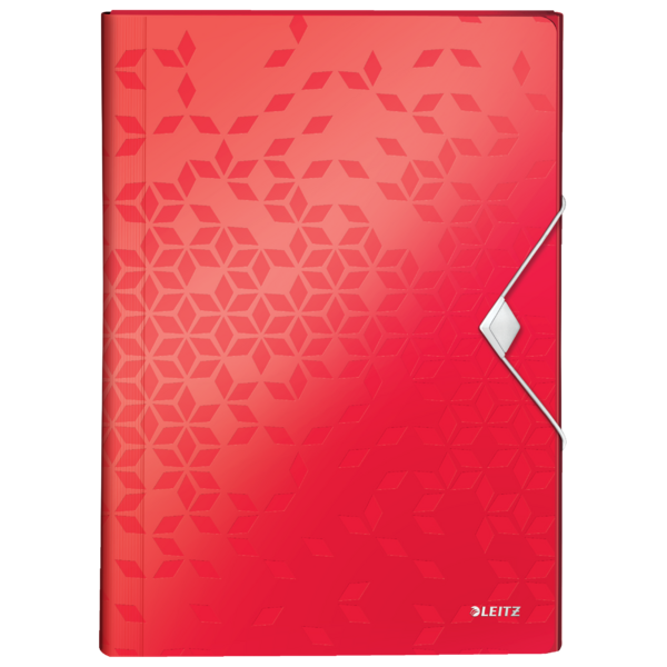 Carpeta Acordeón Wow De Leitz Rojo