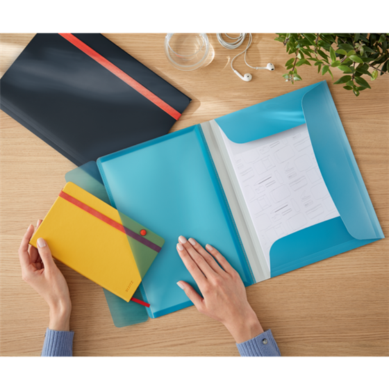 Carpeta De 3 Solapas Con Bolsillo Leitz Cosy Azul Calma