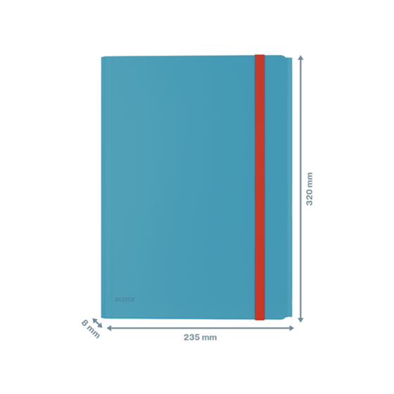 Carpeta De 3 Solapas Con Bolsillo Leitz Cosy Azul Calma