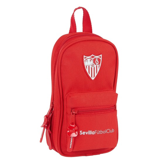 Estuche Escolar SEVILLA FC Vacío 12 x 23 x 5 cm.