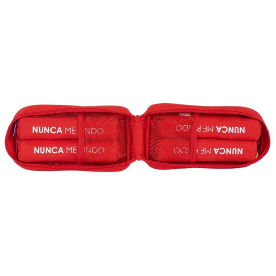 Estuche Escolar SEVILLA FC Vacío 12 x 23 x 5 cm.