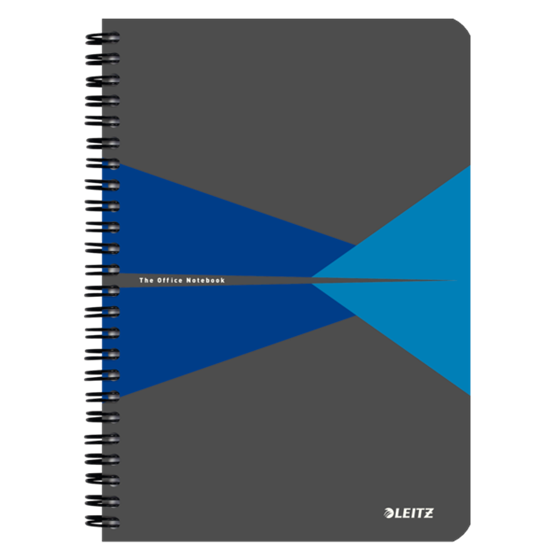 Cuaderno Leitz Office A5 cuadriculado, encuadernación Wiro con tapas de PP Surtidos 90 H. 90 g.