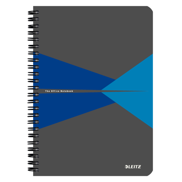 Cuaderno Leitz Office A5 cuadriculado, encuadernación Wiro con tapas de PP Surtidos 90 H. 90 g.