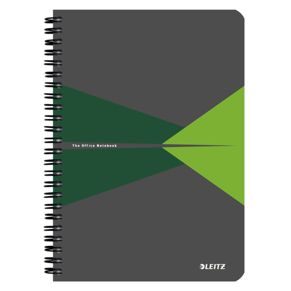 Cuaderno Leitz Office A5 cuadriculado, encuadernación Wiro con tapas de PP Surtidos 90 H. 90 g.