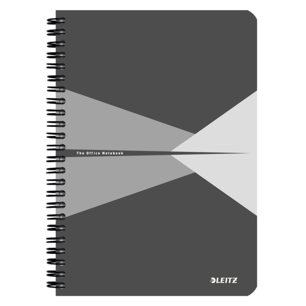 Cuaderno Leitz Office A5 cuadriculado, encuadernación Wiro con tapas de PP Surtidos 90 H. 90 g.