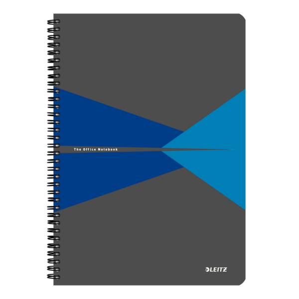 Cuaderno Leitz Office A5 con rayas, encuadernación Wiro con tapas de PP Surtidos 90 H. 90 g.