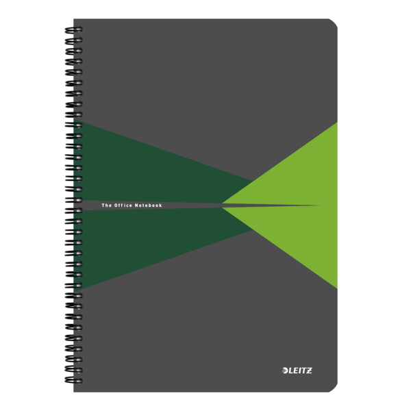 Cuaderno Leitz Office A5 con rayas, encuadernación Wiro con tapas de PP Surtidos 90 H. 90 g.