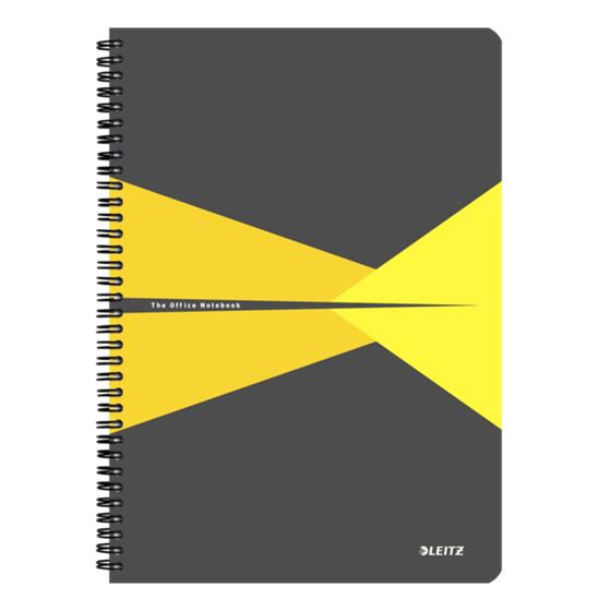 Cuaderno Leitz Office A5 con rayas, encuadernación Wiro con tapas de PP Surtidos 90 H. 90 g.