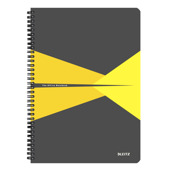 Cuaderno Leitz Office A5 con rayas, encuadernación Wiro con tapas de PP Surtidos 90 H. 90 g.