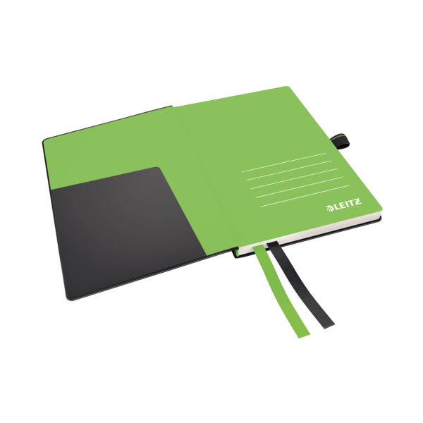 Cuaderno Leitz Complete A6 con rayas con tapas rígidas Negro 80 H. 100 g.