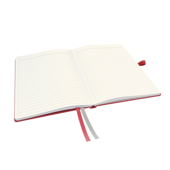 Cuaderno Leitz Complete A5 con rayas con tapas rígidas Rojo 80 H. 100 g.