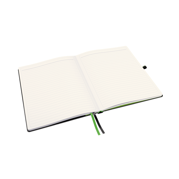 Cuaderno Leitz Complete de tamaño iPad con rayas con tapas rígidas Negro 80 H. 100 g.