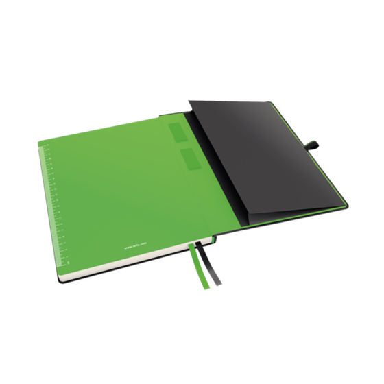 Cuaderno Leitz Complete de tamaño iPad con rayas con tapas rígidas Negro 80 H. 100 g.