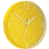 Reloj de pared silencioso Leitz WOW Amarillo 29 x 4,3 x 29 cm.