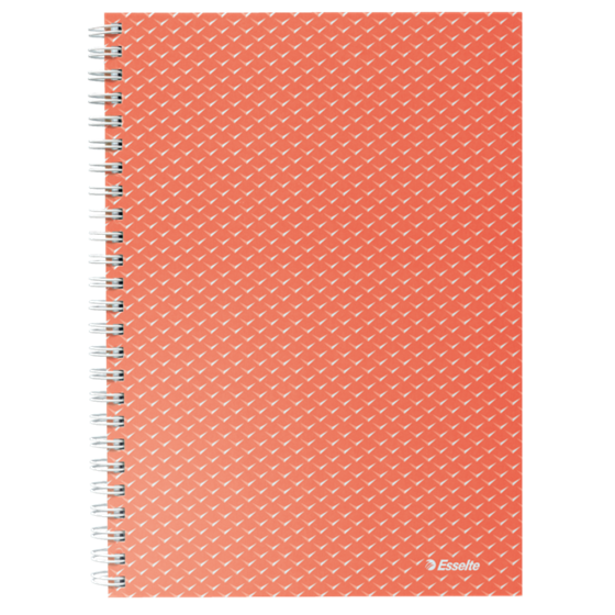 Cuaderno A5 cuadriculado, encuadernado wiro Esselte Colour'Breeze coral 80 H. .