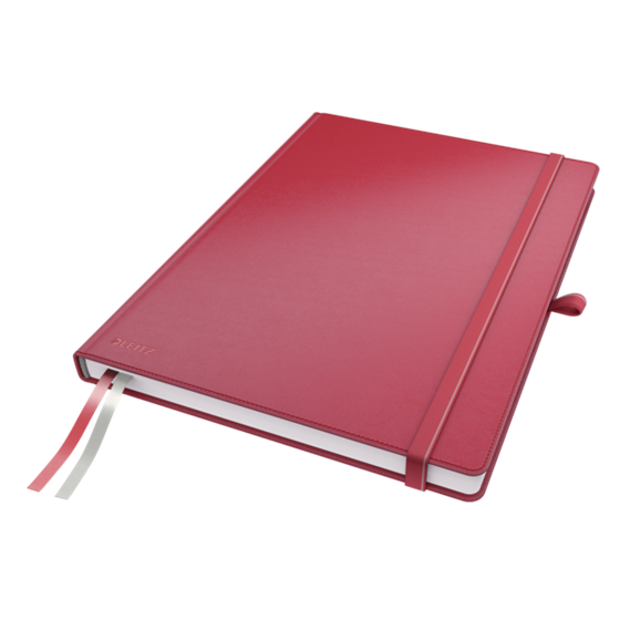 Cuaderno Leitz Complete A4 con rayas con tapas rígidas Rojo 80 H. 100 g.