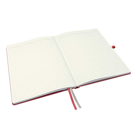 Cuaderno Leitz Complete A4 con rayas con tapas rígidas Rojo 80 H. 100 g.