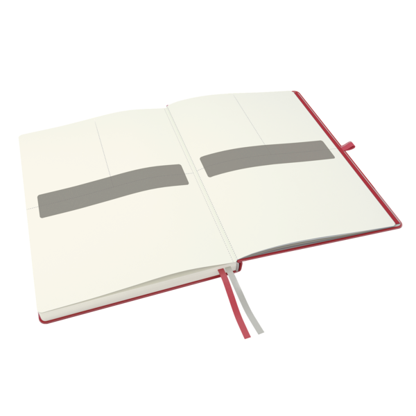 Cuaderno Leitz Complete A4 con rayas con tapas rígidas Rojo 80 H. 100 g.