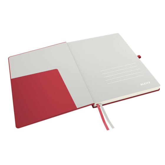 Cuaderno Leitz Complete A4 con rayas con tapas rígidas Rojo 80 H. 100 g.
